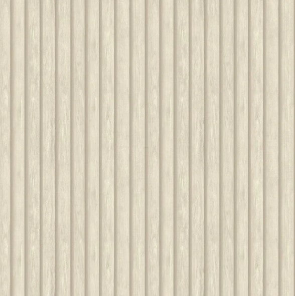 Wood Slat Wallpaper Natural Sample