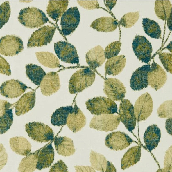 Clarke & Clarke Northia Wallpaper - Olive/Peacock Sample