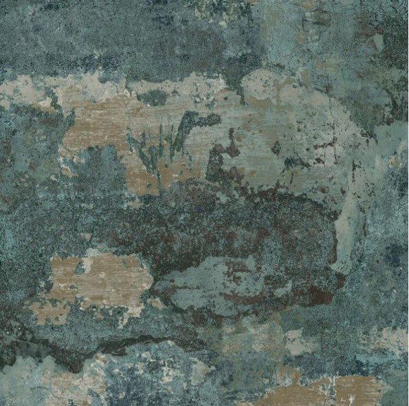 Elgon Concrete Effect Wallpaper Teal Sample