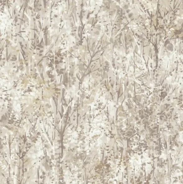 Verdant Tree Wallpaper - Neutral Sample