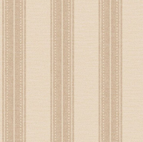 Yuste Stripe Wallpaper - Coral Sample