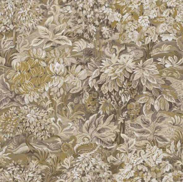 Parsons Wood Wildflower Wallpaper - Yellow & Beige Sample