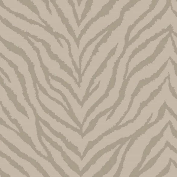 Zahara Animal Print Wallpaper Taupe Sample
