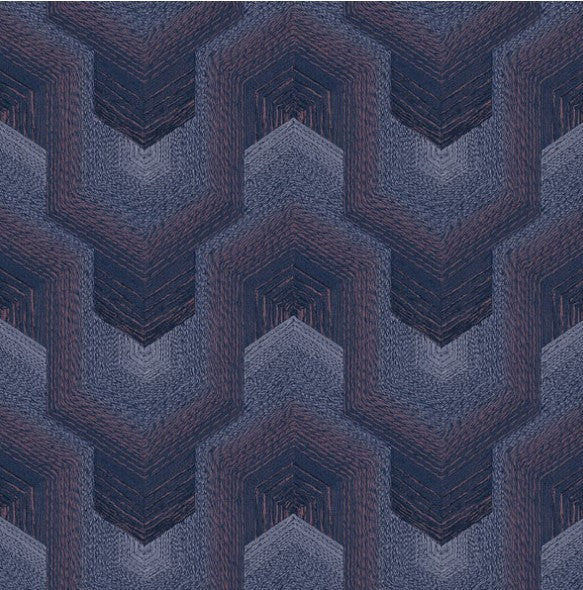 Polygonal Dream Geometric Wallpaper - Purple Sample