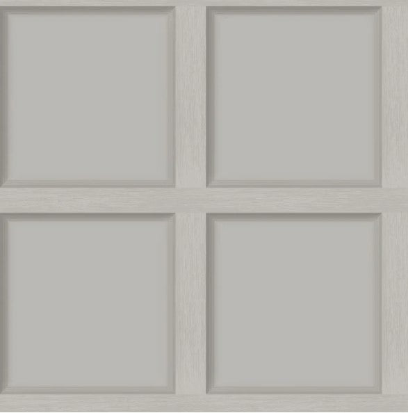 Luxury Wood Panel Wallpaper Warm Grey - DCO Exclusive Sample