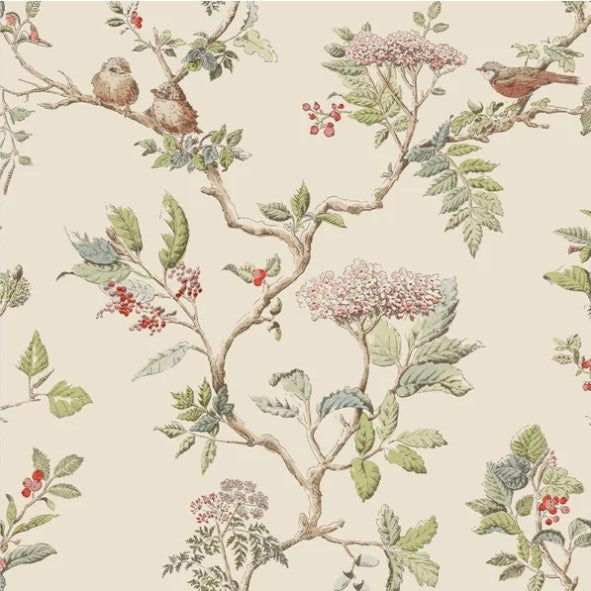 Laura Ashley Elderwood Wallpaper- Natural Sample