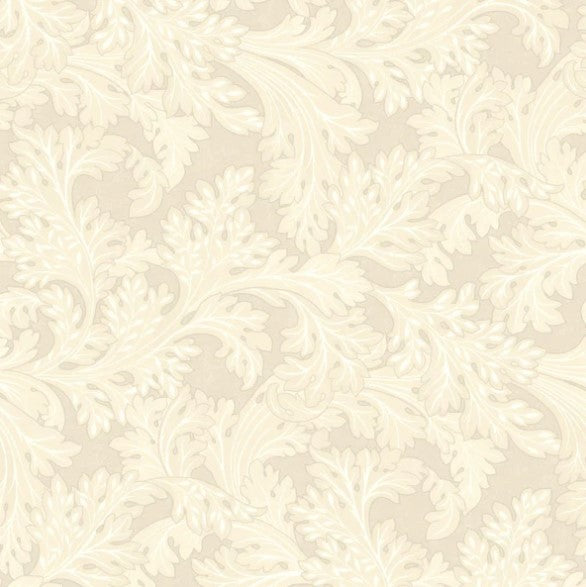 Forenza Leaf Wallpaper - Cream Sample