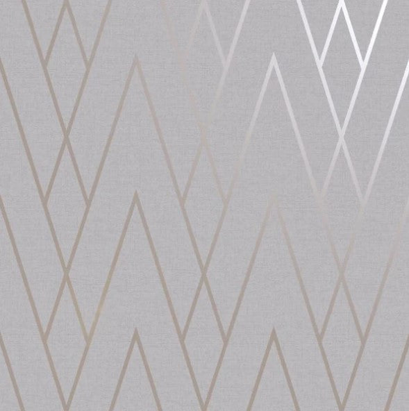Duo Chevron DCO Exclusive Wallpaper champagne sample