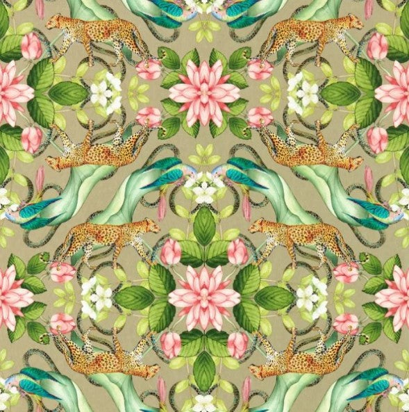 Clarke & Clarke Menagerie Wallpaper - Gilver Sample