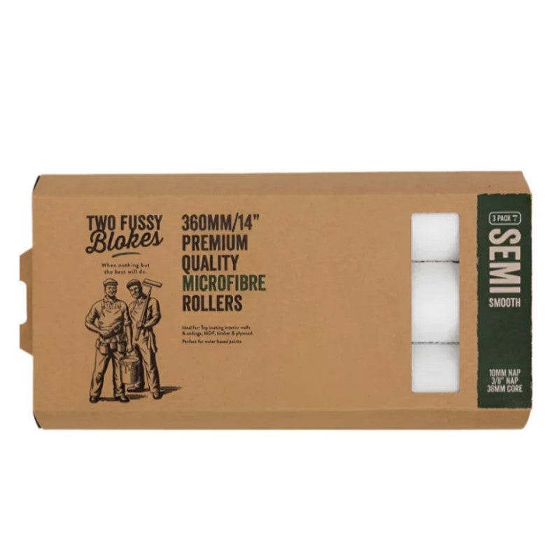 Two Fussy Blokes Microfibre 14" Semi Smooth Roller Sleeve