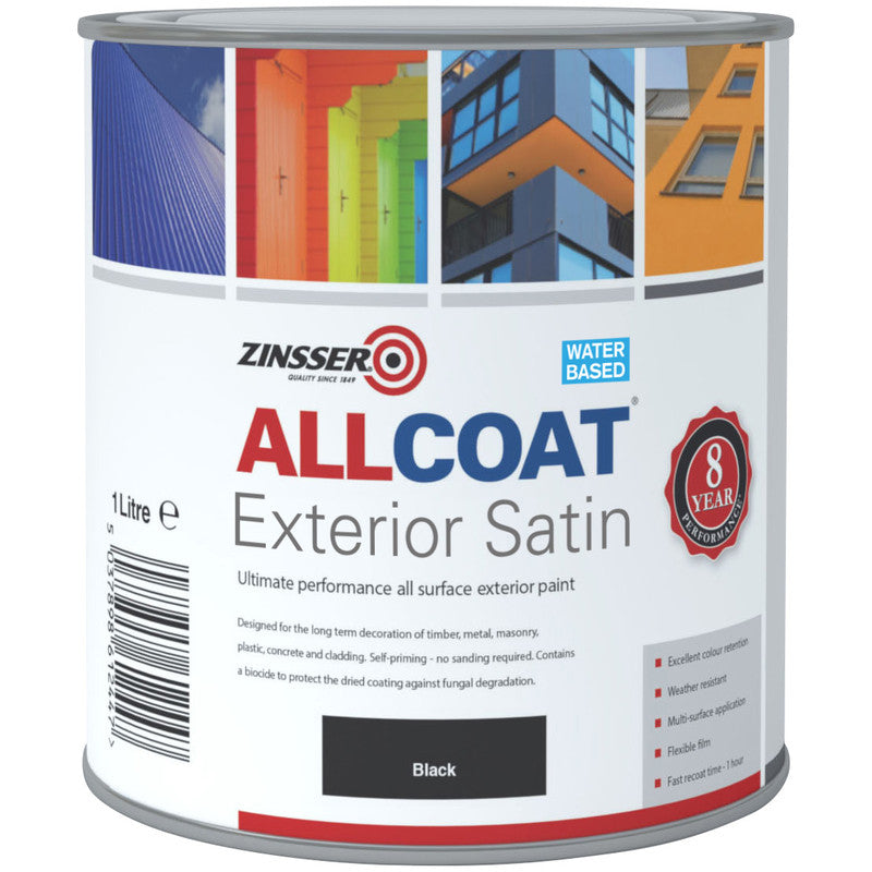 Zinsser AllCoat Satin Paint Ready Mix Colour Decorating Centre Online