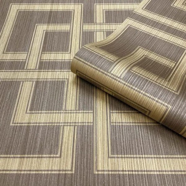 Amara Square Metallic Geo Wallpaper