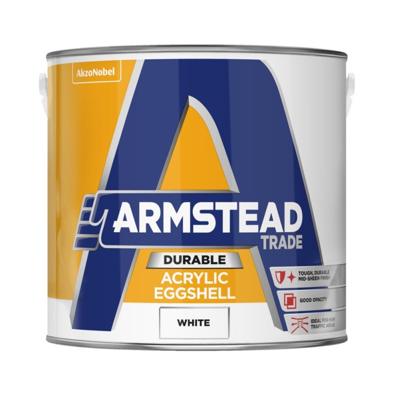 Armstead Trade Durable Acrylic Eggshell - White