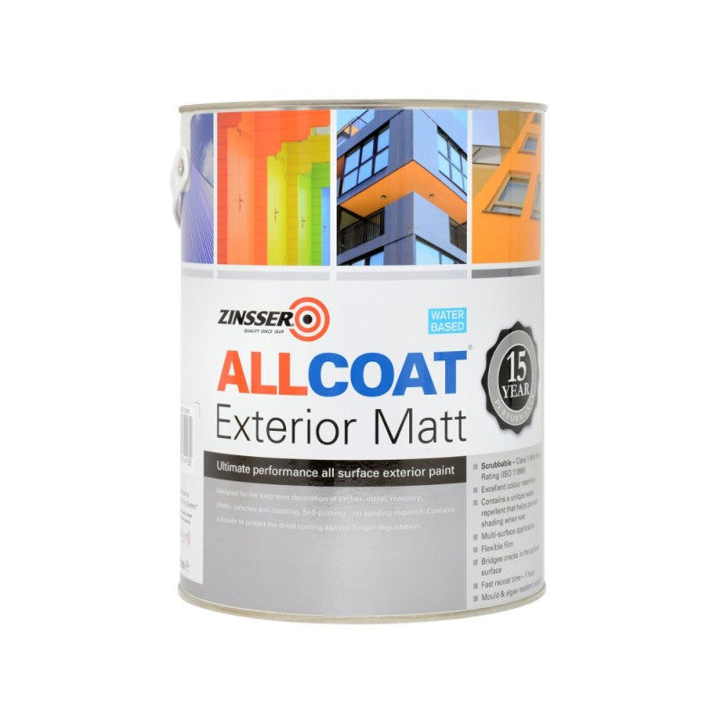 Zinsser AllCoat Interior & Exterior Matt Colour Match