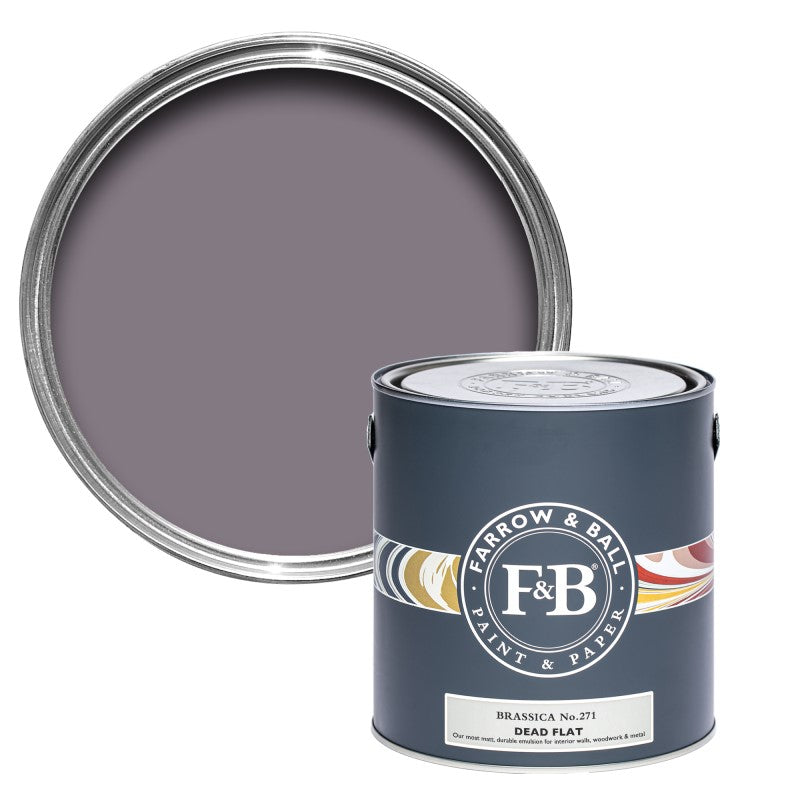 Farrow & Ball Dead Flat - Designer Colour Match Paint - Brassica 2.5L