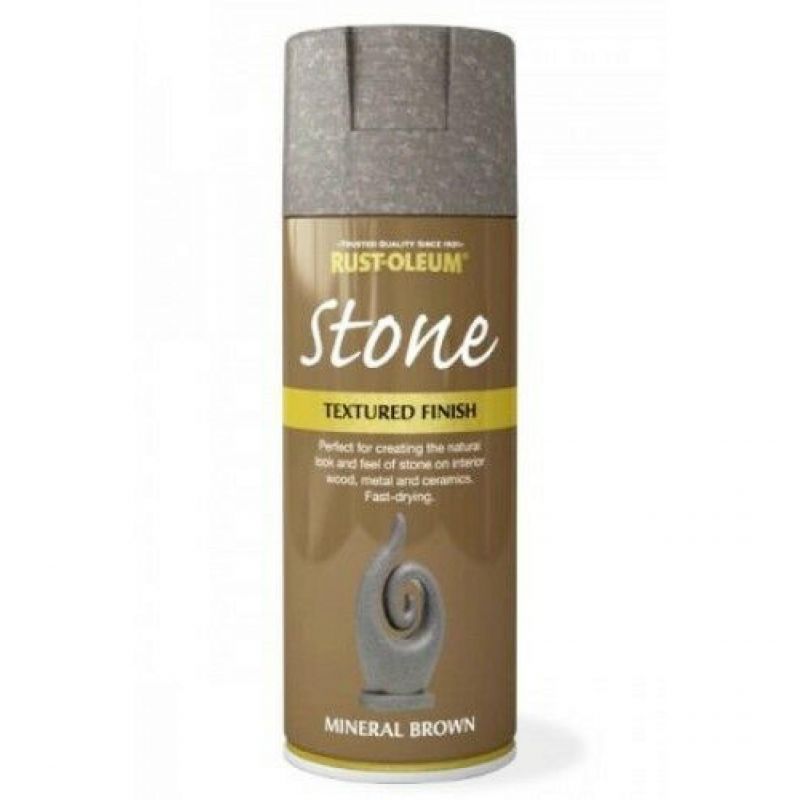 Rust-Oleum Stone Textured Effect Spray Paint 400ml