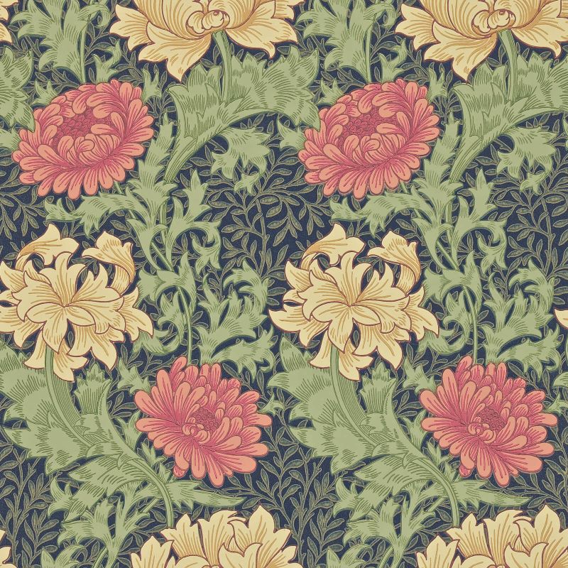 Morris & Co Chrysanthemum Wallpaper
