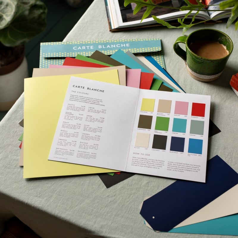 Farrow & Ball Carte Blanche Collection Colour Chart