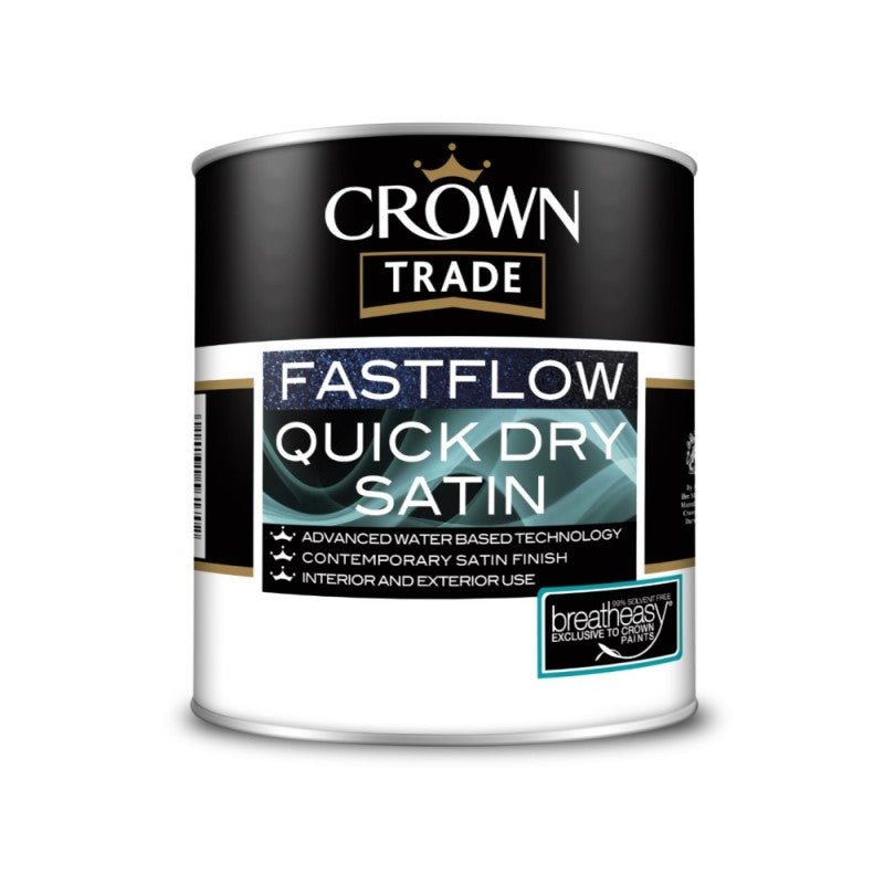 Crown Fastflow Quick Dry Satin- Designer Colour Match Paint - Honeyed Haze 2.5L