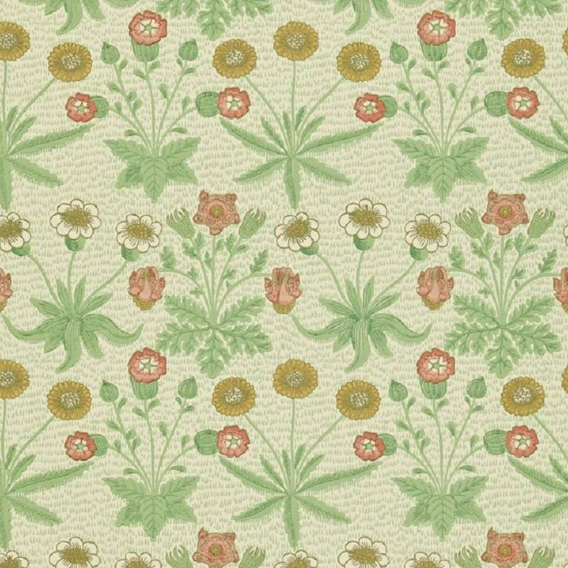 Morris & Co Daisy Wallpaper - Artichoke/Plaster Sample