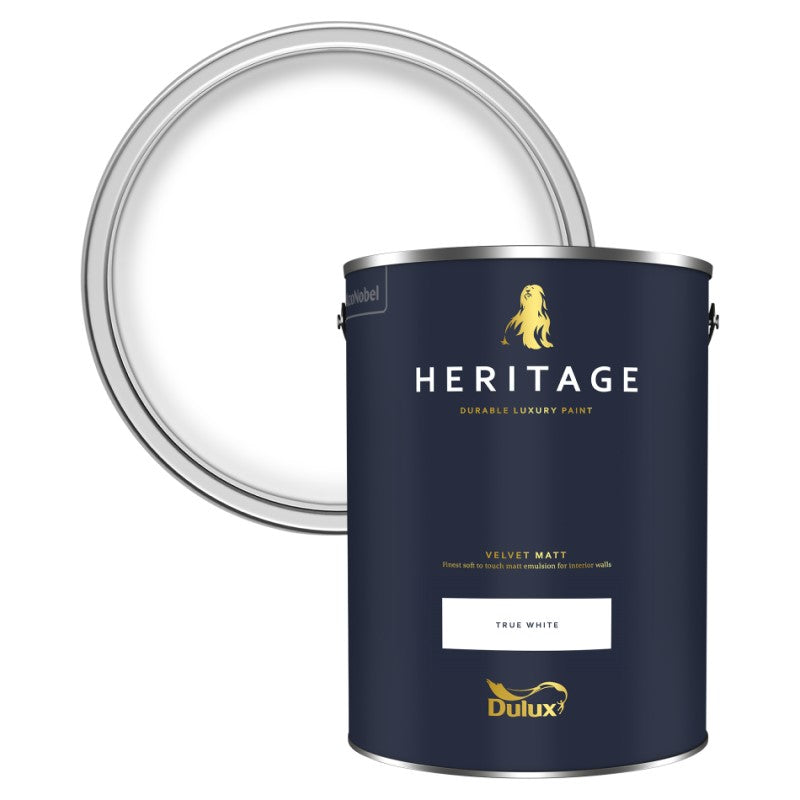 Dulux Heritage Matt Emulsion - True White | DCO – Decorating Centre Online