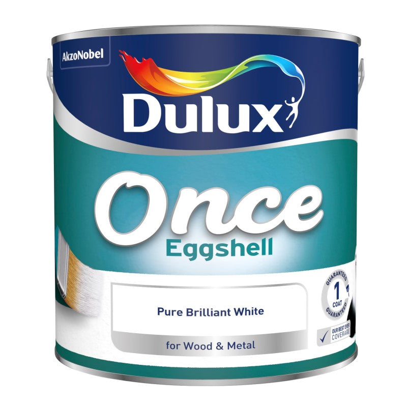 Dulux Once Eggshell - Pure Brilliant White