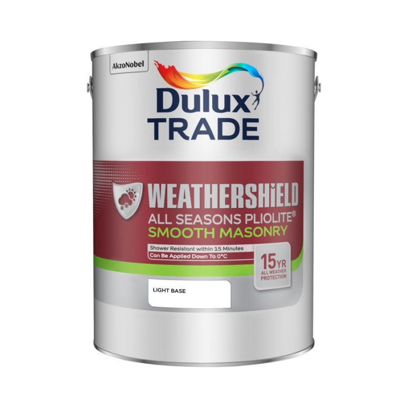 Dulux Trade Weathershield All Seasons Pliolite Masonry - Tinted Colours