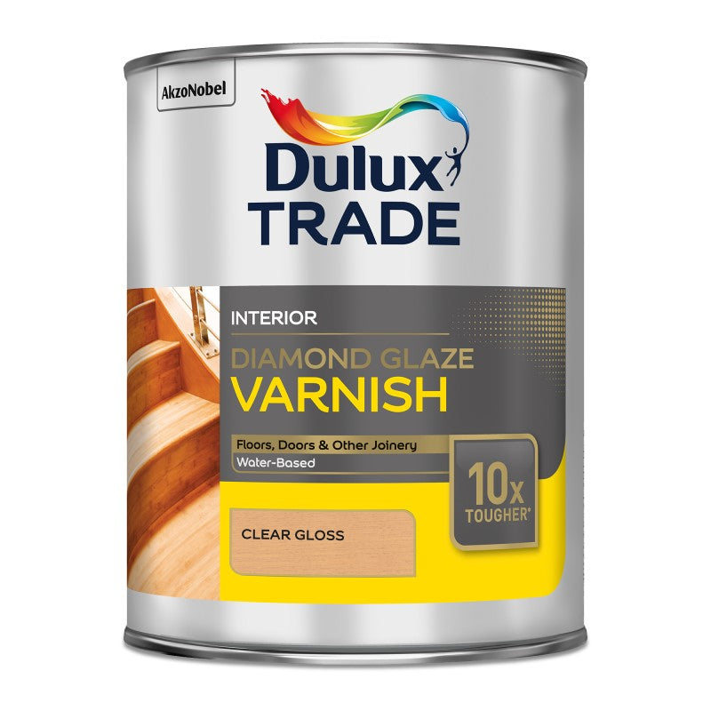 Dulux Trade Diamond Glaze Varnish - Clear