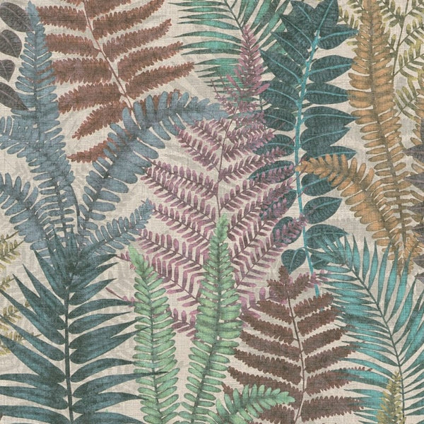 Botanical Garden Fern Leaf Wallpaper Multi Sample