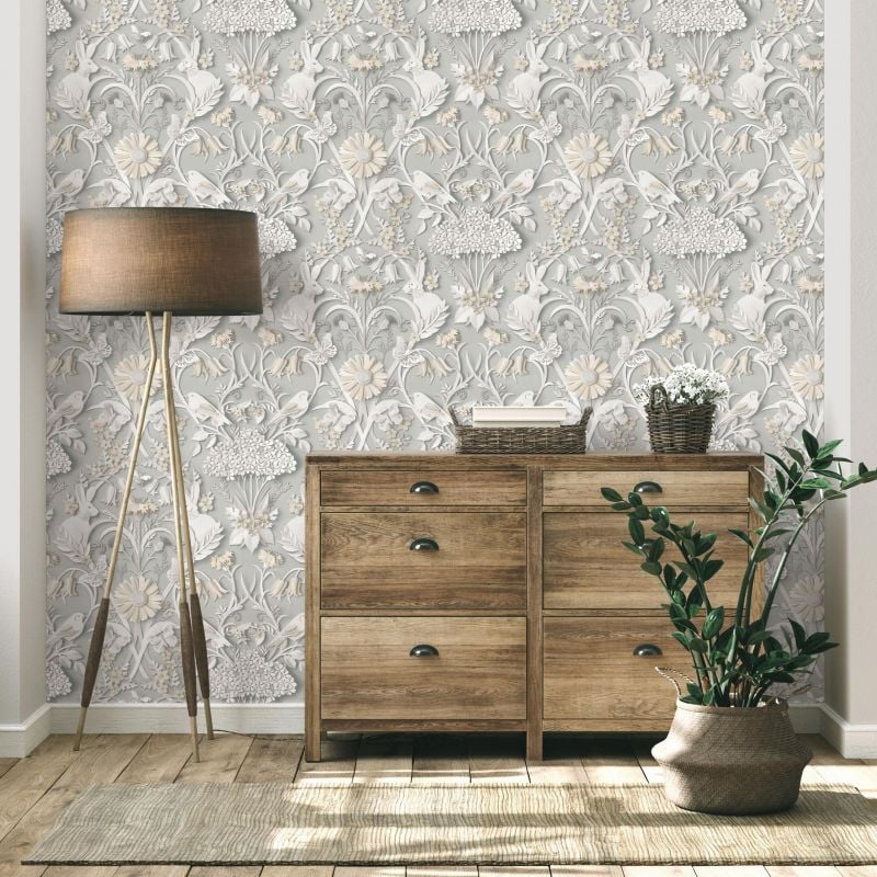 Woodland Animal Wallpaper