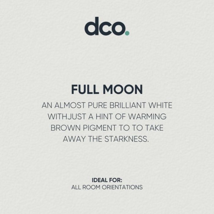 DCO Colour of the Year - Full Moon