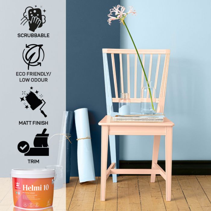 Tikkurila Helmi 10 Water-Based Matt for Woodwork - Colour Match