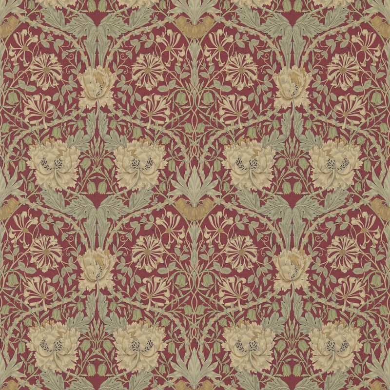 Morris & Co Honeysuckle & Tulip Wallpaper