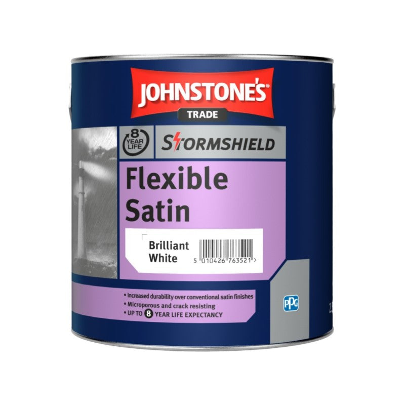 Johnstone's Trade Stormshield Flexible Satin Paint