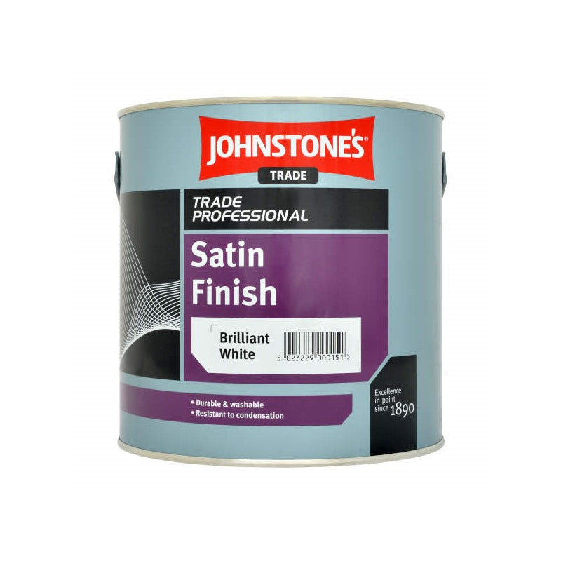 Johnstone's Trade Satin Finish - Brilliant White