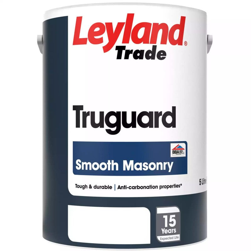Leyland Trade Truguard Smooth Masonry - Designer Colour Match Paint - County Cream 5L