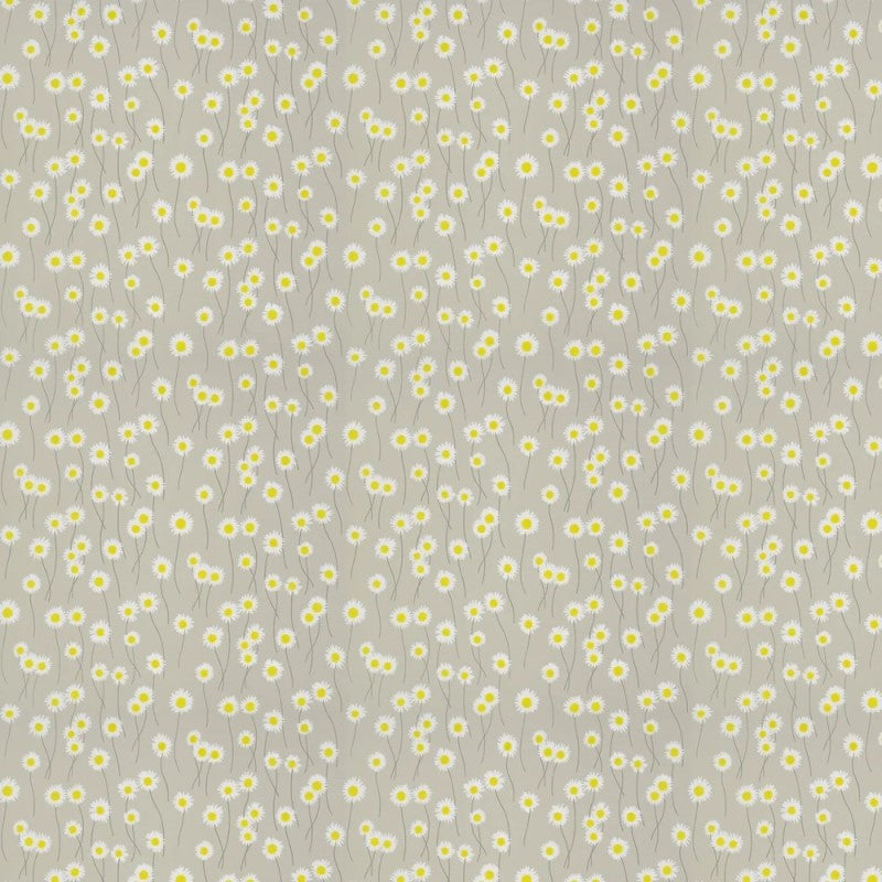 Little Greene Moon Daisies Wallpaper Sample - Slaked Lime