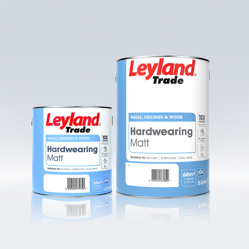 Leyland Trade Hardwearing Matt - Designer Colour Match Paint - PGL331 5L