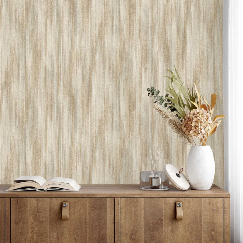 Crown Sahara Plain Wallpaper - Natural