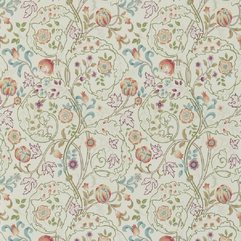Morris & Co Mary Isobel Wallpaper - Rose/Artichoke Sample