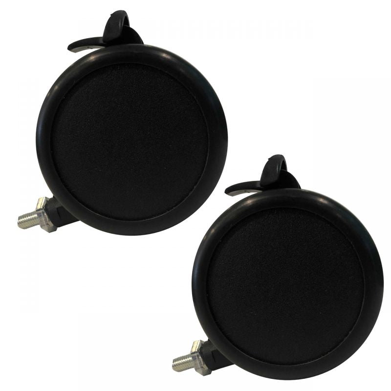 Mirka 90mm Front Wheels With Break For Dust Extractor 1230 (2 Pack)