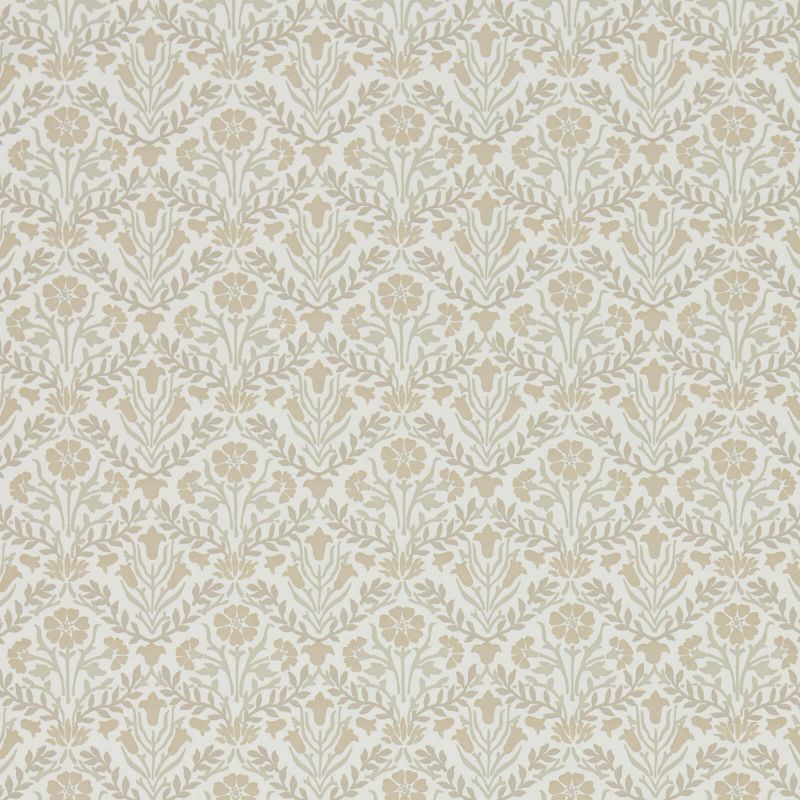 Morris & Co Bellflowers Wallpaper - Linen/Cream Sample