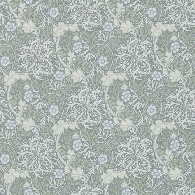 Morris & Co Seaweed Wallpaper - Silver/Ecru Sample
