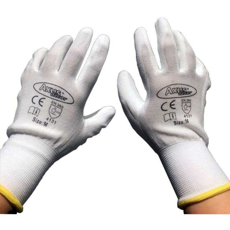 Axus Professional Painters Gloves White 3 Pack