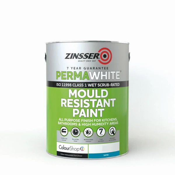 Zinsser Perma-White Satin - Designer Colour Match Paint - NTB317 2.5L