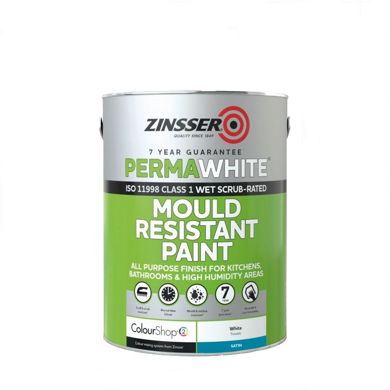 Zinsser Perma White Satin - Designer Colour Match Paint - NTB39 1L