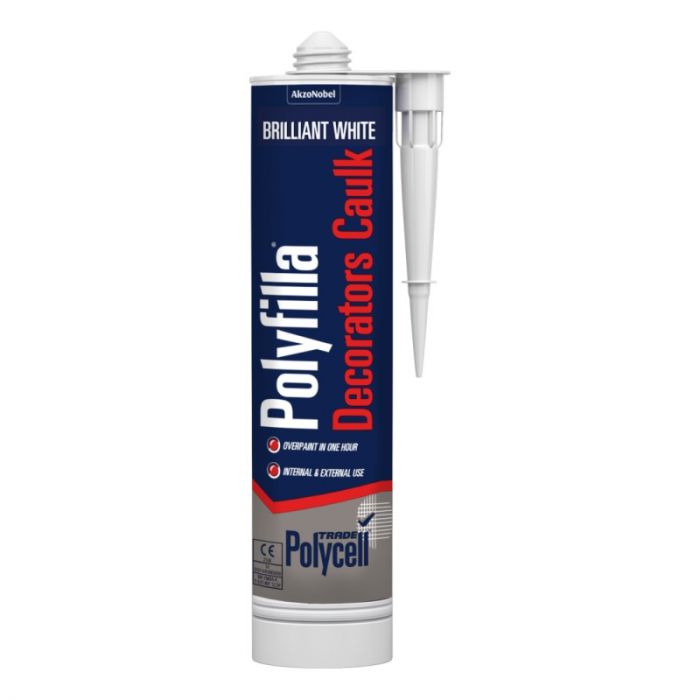 Polycell Trade Polyfilla Decorators Caulk - Brilliant White 380ml