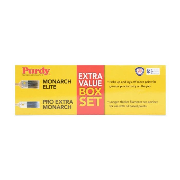 Purdy Pro Extra & XL Monarch Paint Brush Set (5 Pack)