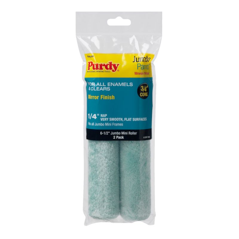 Purdy Jumbo Parrot Roller Sleeve 1/4" Nap - 2 Pack