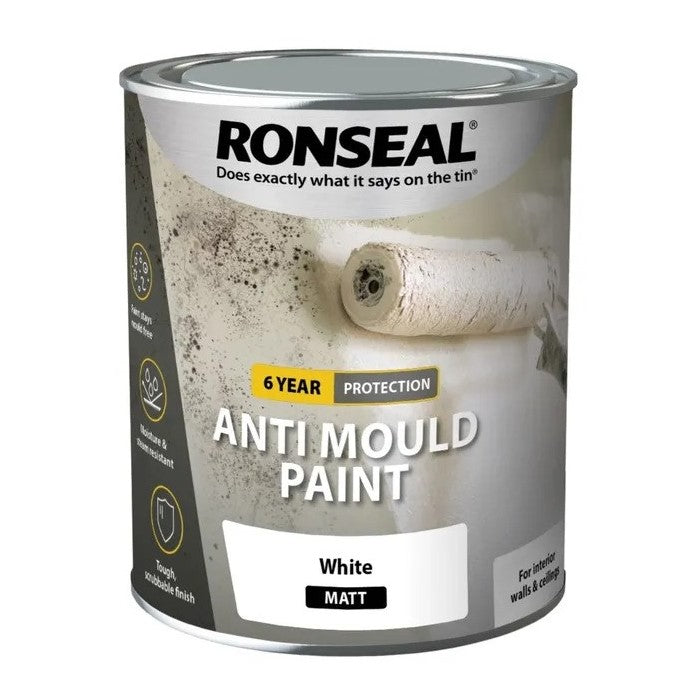 Ronseal Anti Mould Paint - White – Decorating Centre Online